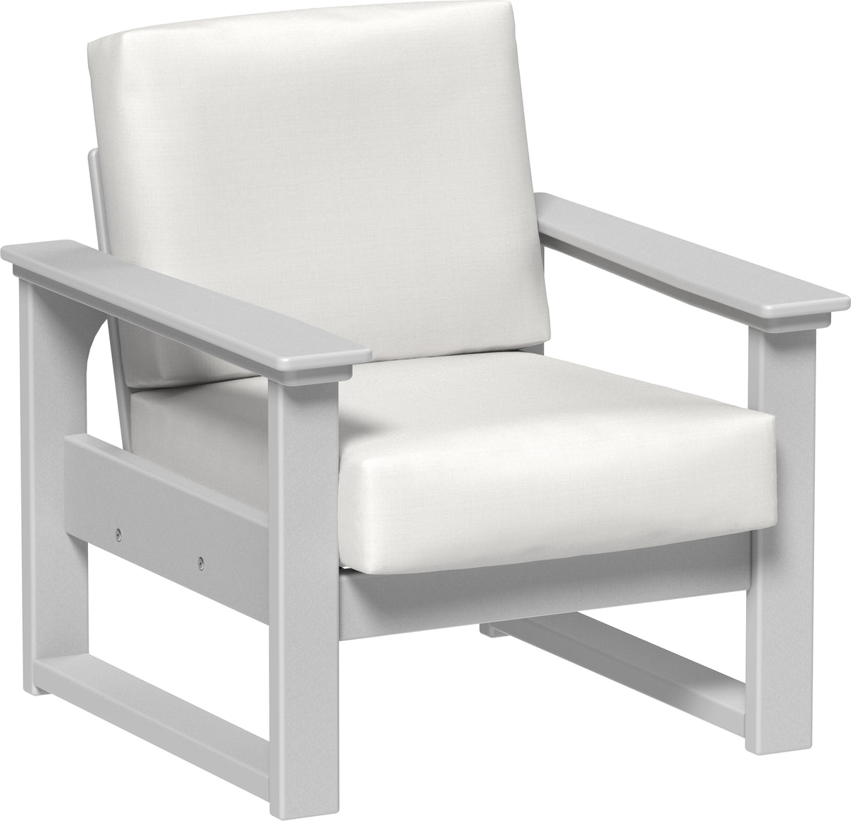 Lanai Deep Seating Chair Dove Gray / Canvas
