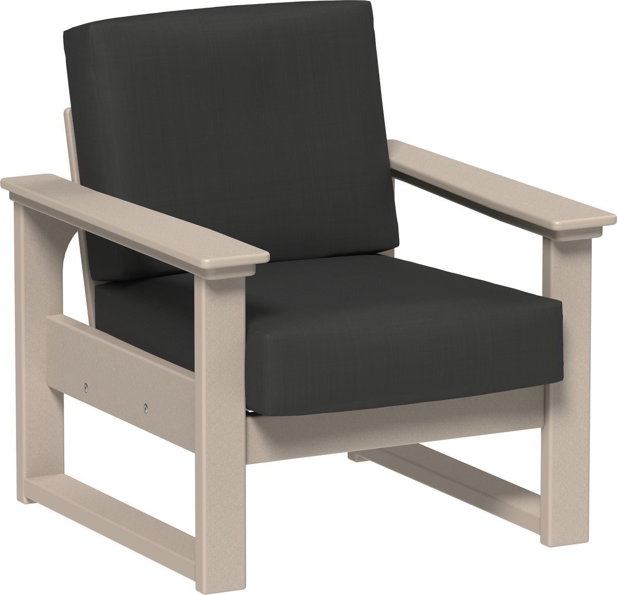 Lanai Deep Seating Chair Weatherwood / Spectrum Carbon