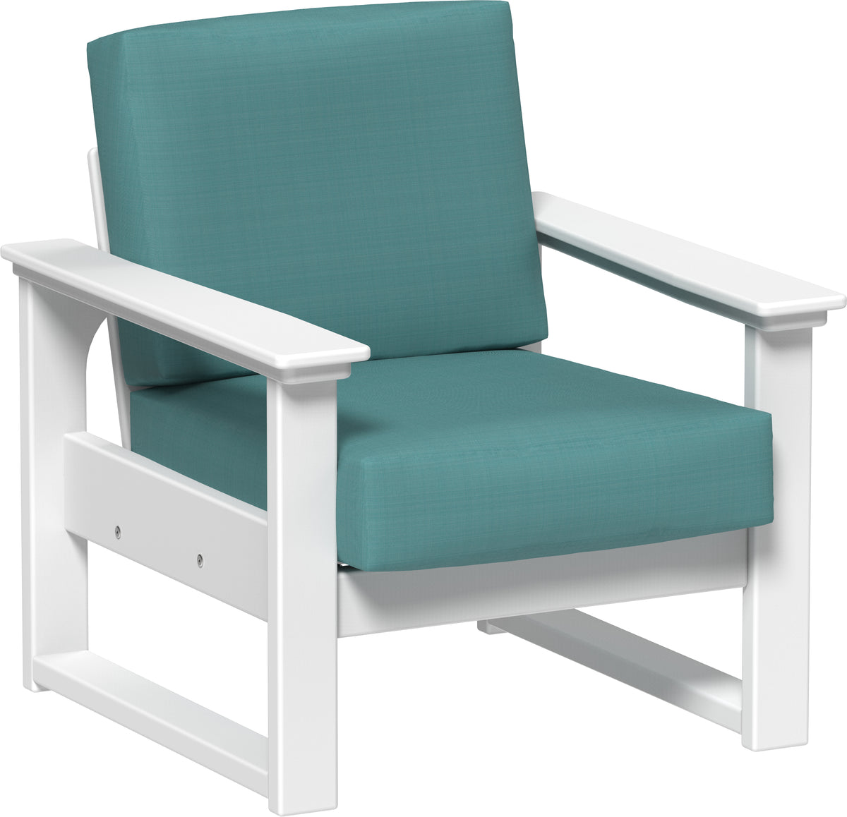 Lanai Deep Seating Chair White / Cast Breeze