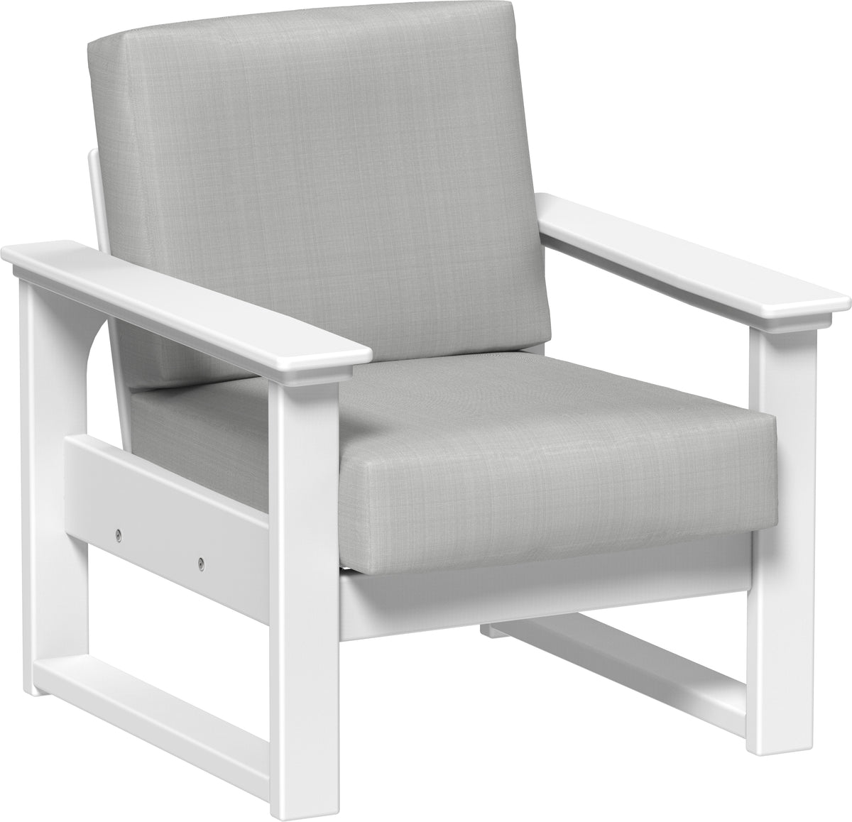 Lanai Deep Seating Chair White / Spectrum Dove