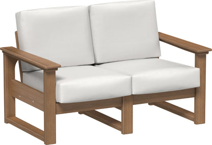 Lanai Deep Seating Loveseat Antique Mahogany / Canvas