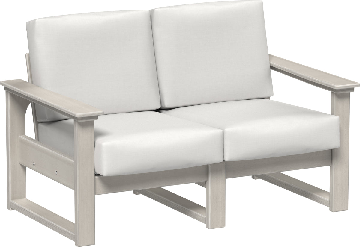 Lanai Deep Seating Loveseat Birch / Canvas