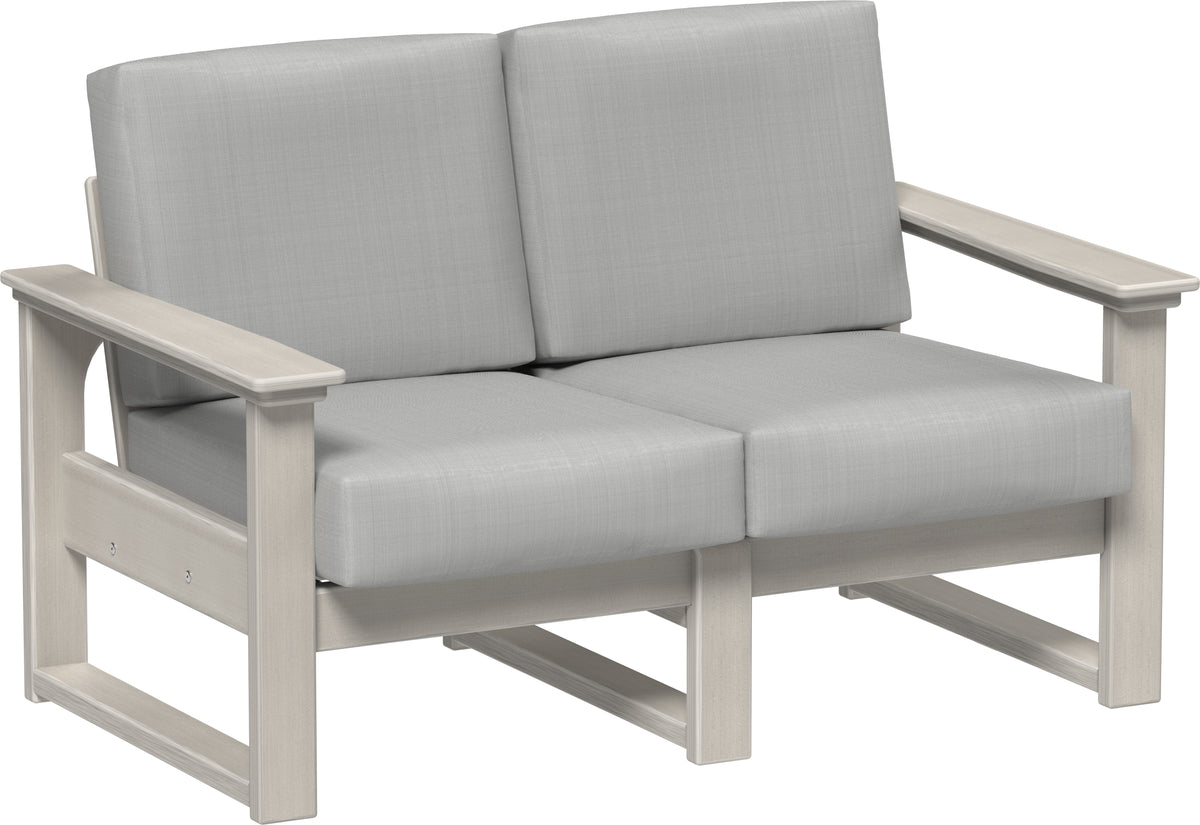 Lanai Deep Seating Loveseat Birch / Spectrum Dove