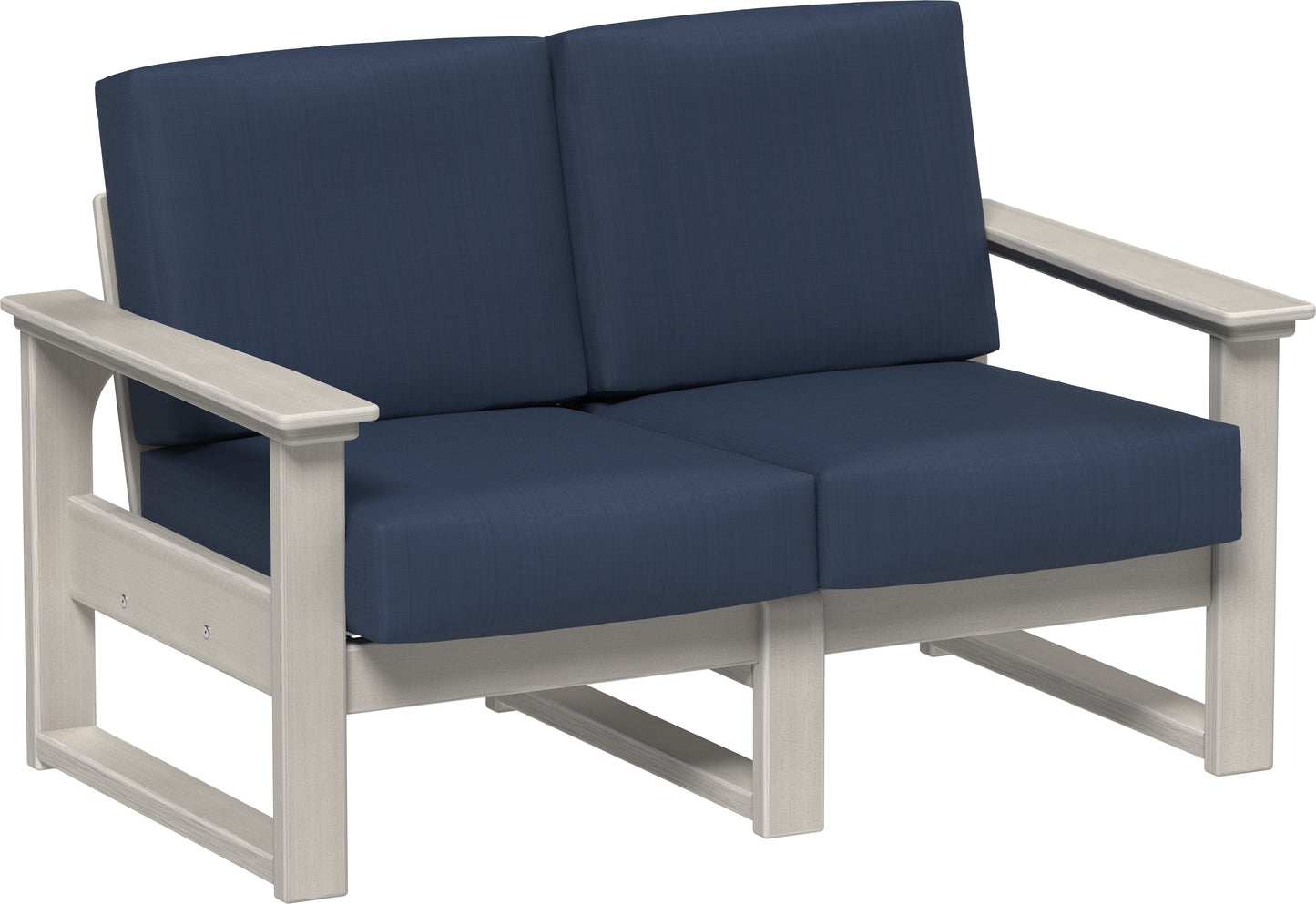 Lanai Deep Seating Loveseat Birch / Spectrum Indigo