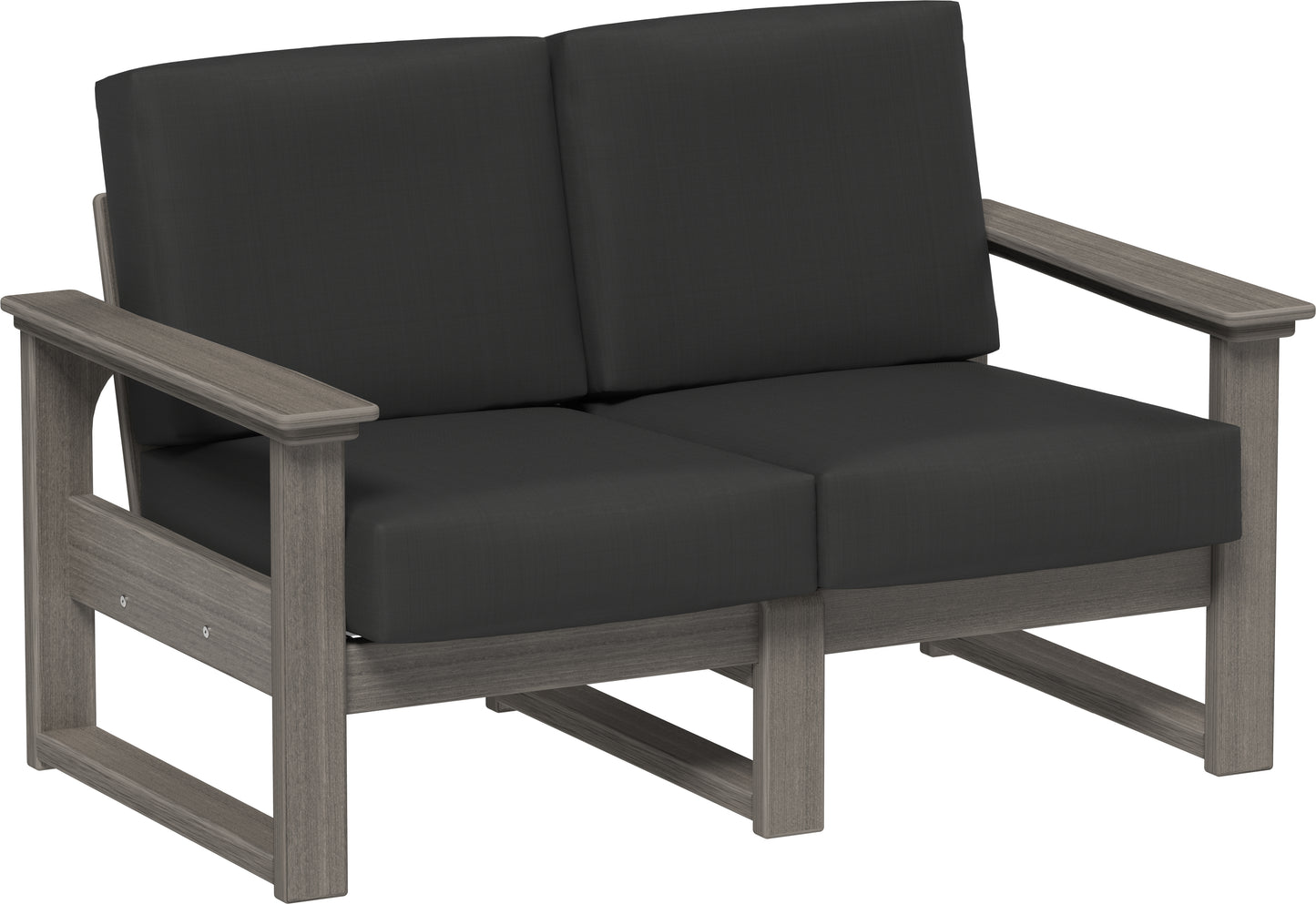 Lanai Deep Seating Loveseat Coastal Gray / Spectrum Carbon
