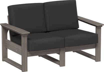Lanai Deep Seating Loveseat Coastal Gray / Spectrum Carbon