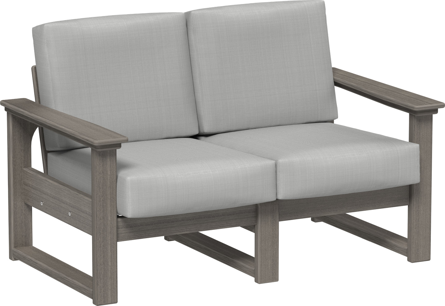 Lanai Deep Seating Loveseat Coastal Gray / Spectrum Dove