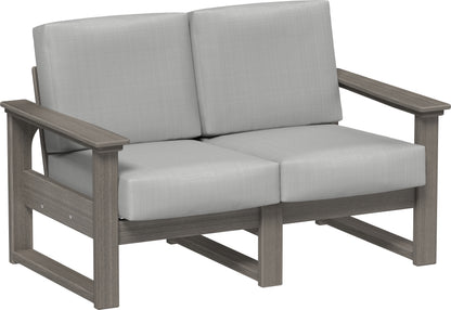 Lanai Deep Seating Loveseat Coastal Gray / Spectrum Dove