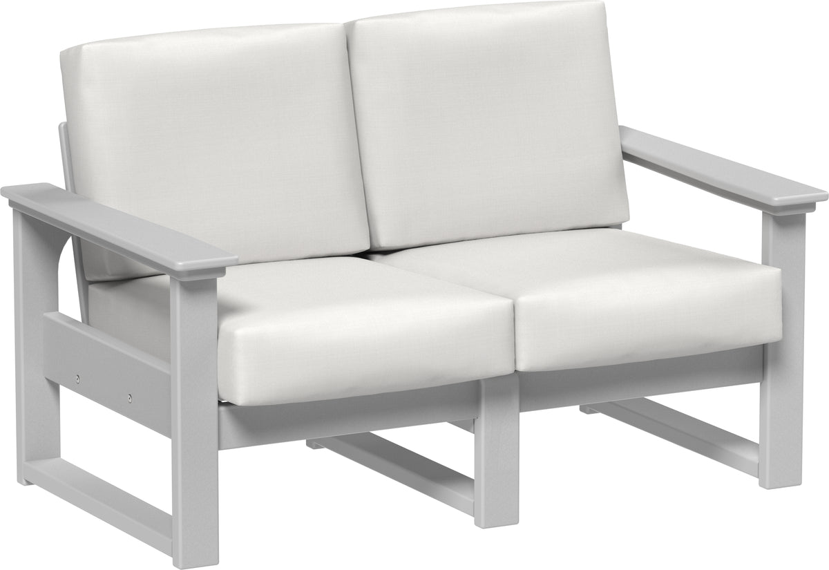 Lanai Deep Seating Loveseat Dove Gray / Canvas