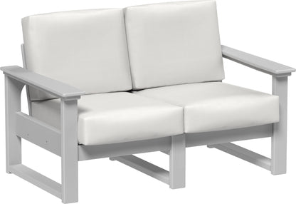 Lanai Deep Seating Loveseat Dove Gray / Canvas