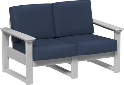 Lanai Deep Seating Loveseat Dove Gray / Spectrum Indigo