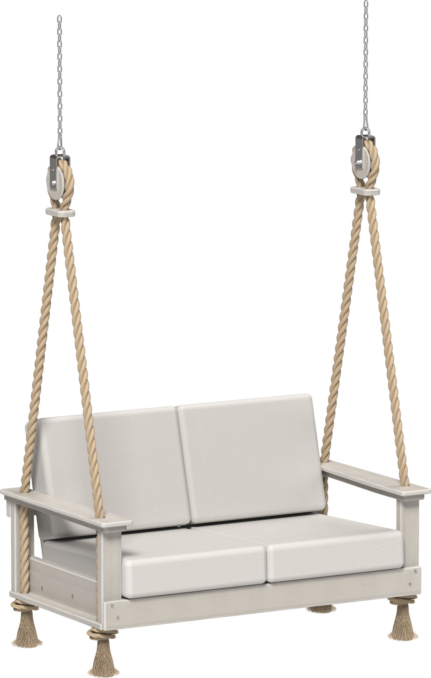 Lanai Deep Seating Loveseat Swing Birch / Canvas