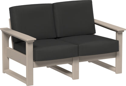 Lanai Deep Seating Loveseat Weatherwood / Spectrum Carbon