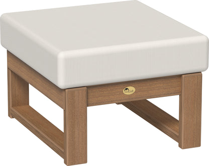 Lanai Deep Seating Ottoman Antique Mahogany / Canvas