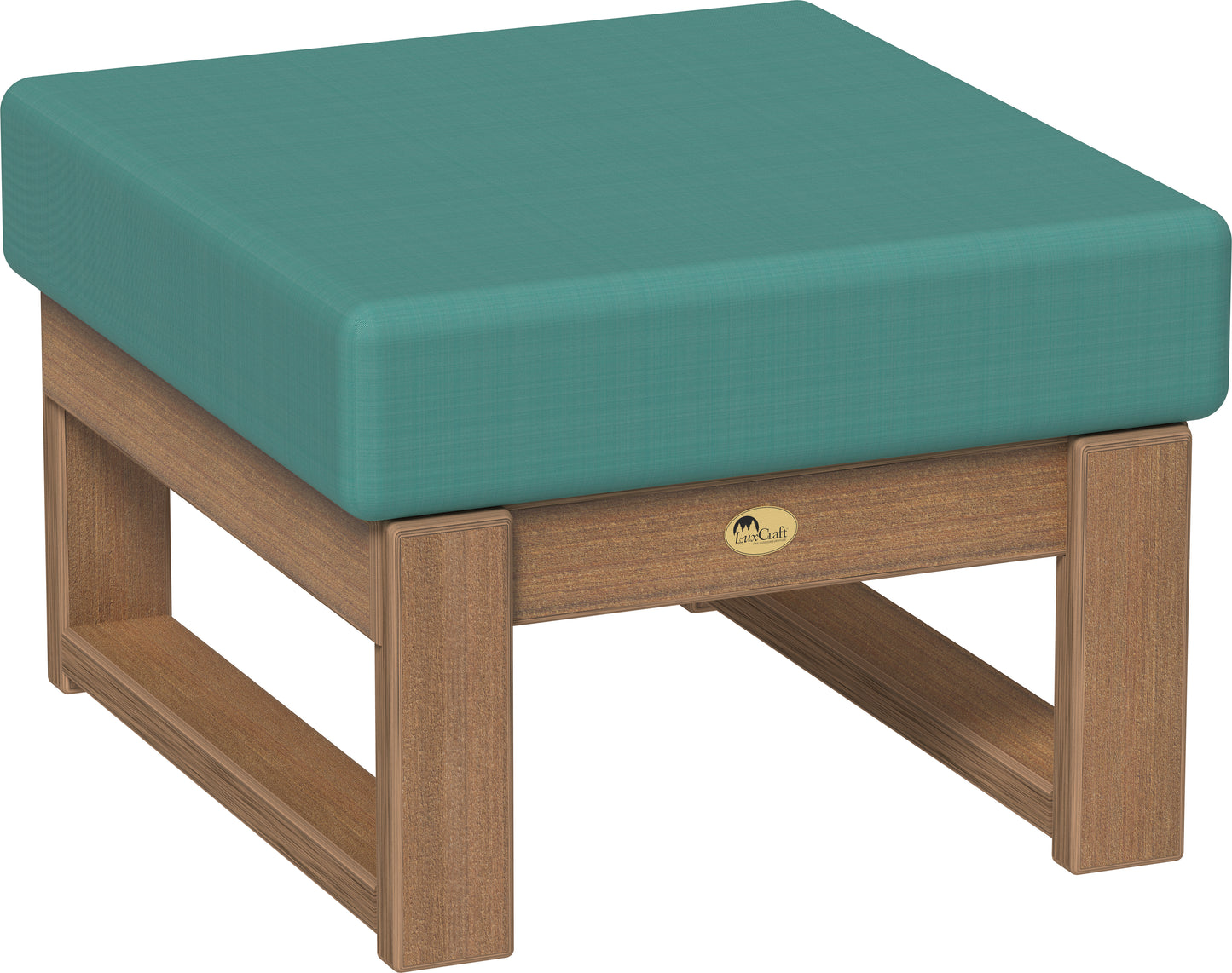 Lanai Deep Seating Ottoman Antique Mahogany / Cast Breeze