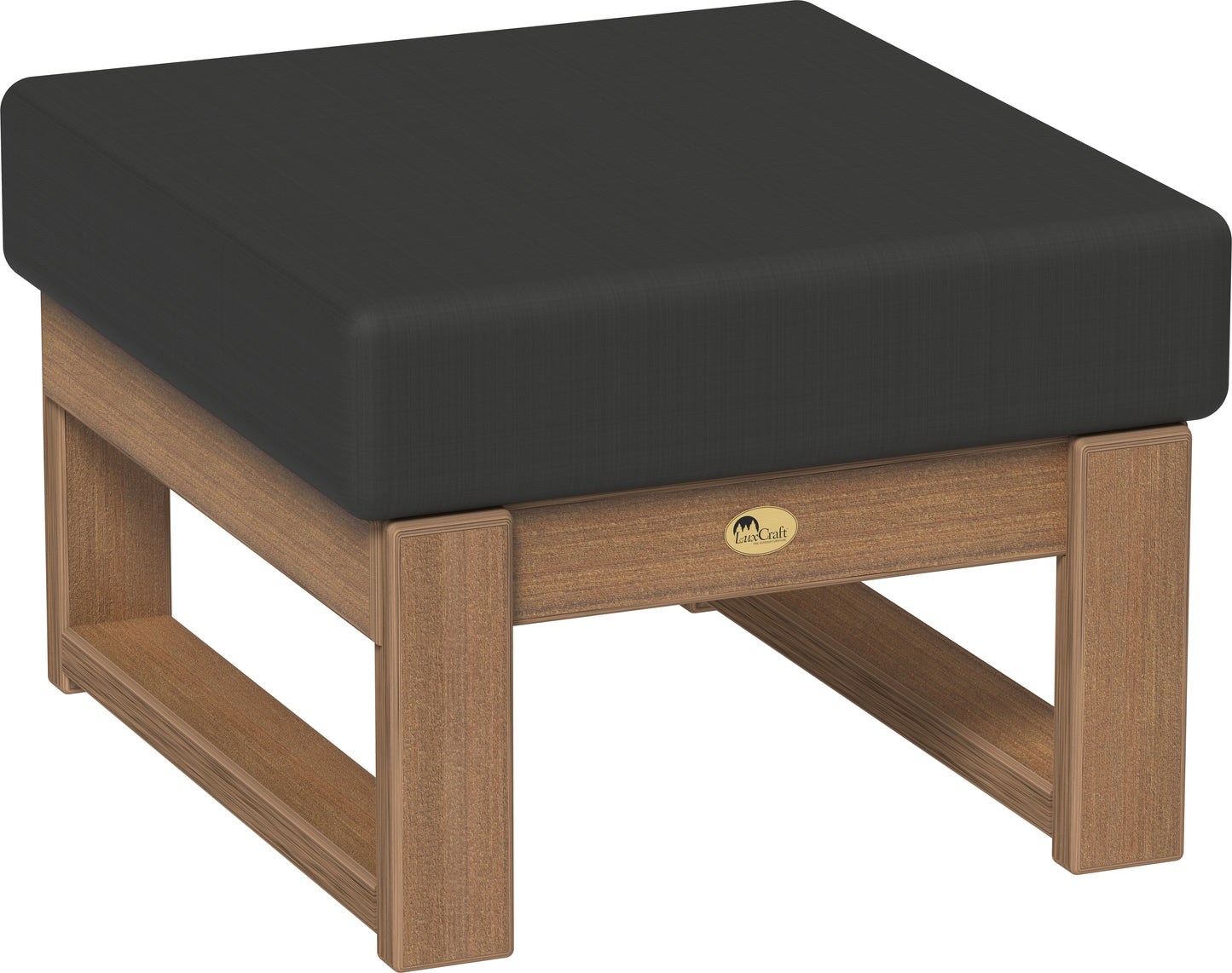 Lanai Deep Seating Ottoman Antique Mahogany / Spectrum Carbon