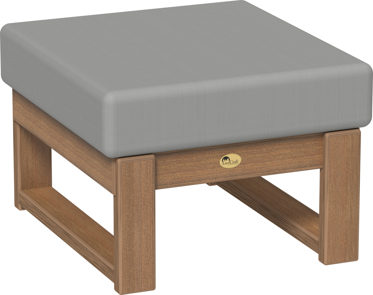 Lanai Deep Seating Ottoman Antique Mahogany / Spectrum Dove