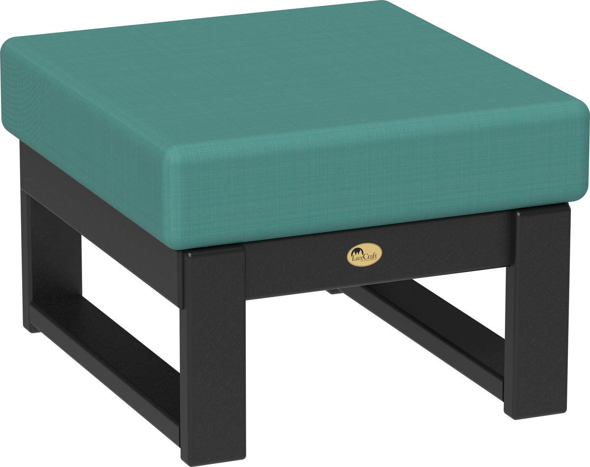 Lanai Deep Seating Ottoman Black / Cast Breeze