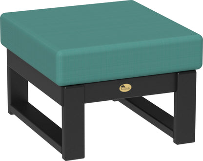 Lanai Deep Seating Ottoman Black / Cast Breeze
