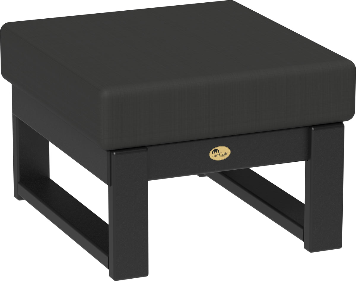 Lanai Deep Seating Ottoman Black / Spectrum Carbon