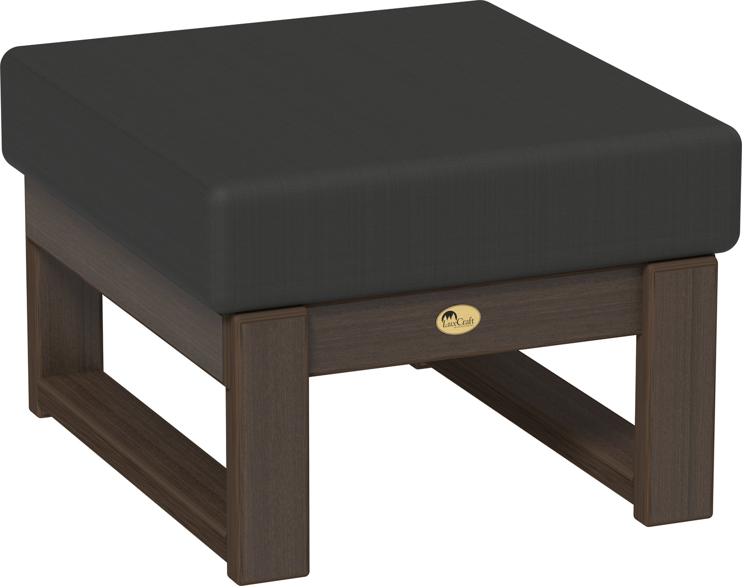 Lanai Deep Seating Ottoman Brazilian Walnut / Spectrum Carbon