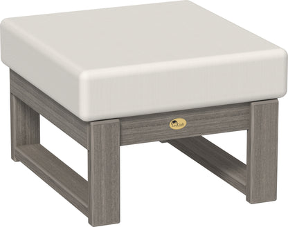 Lanai Deep Seating Ottoman Coastal Gray / Canvas