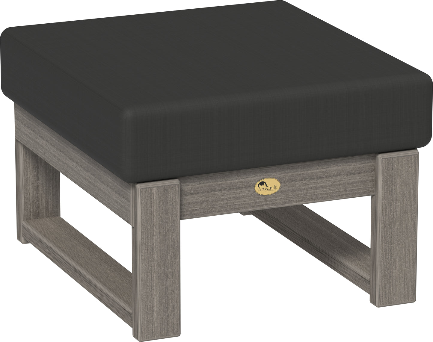 Lanai Deep Seating Ottoman Coastal Gray / Spectrum Carbon