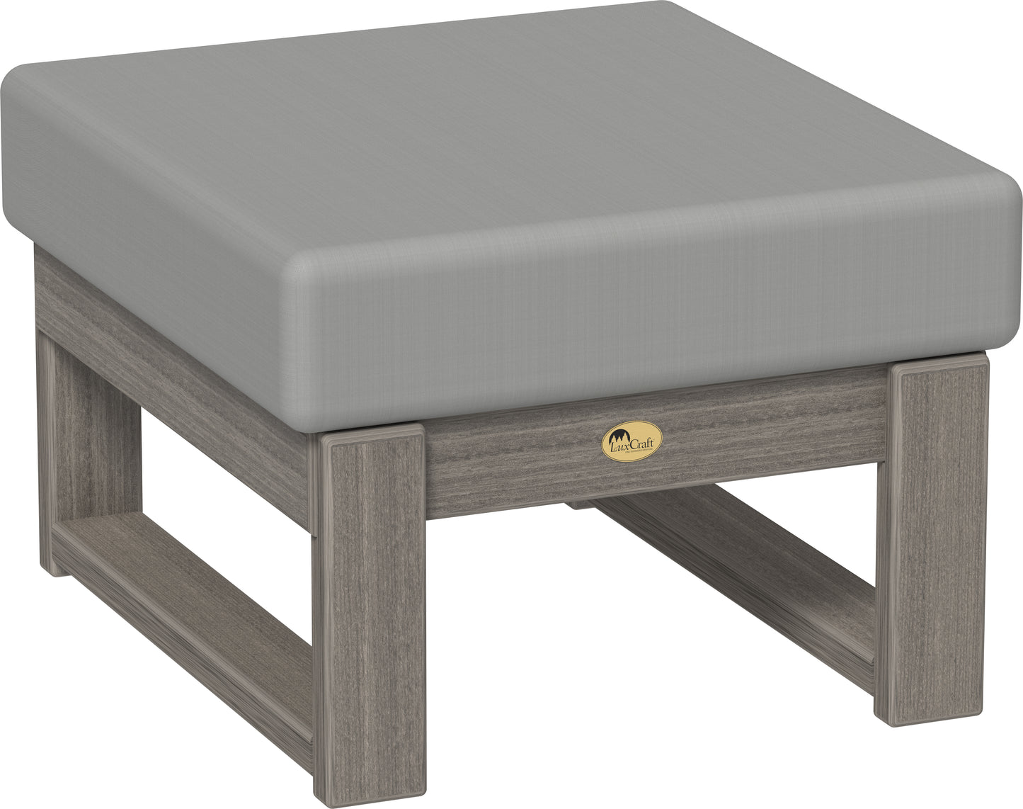 Lanai Deep Seating Ottoman Coastal Gray / Spectrum Dove