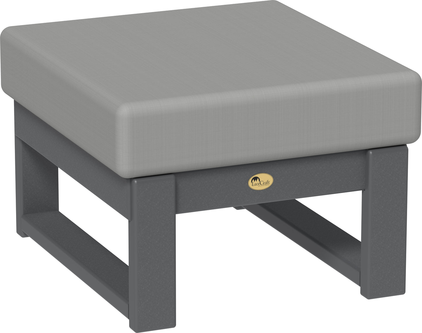 Lanai Deep Seating Ottoman Slate / Spectrum Dove
