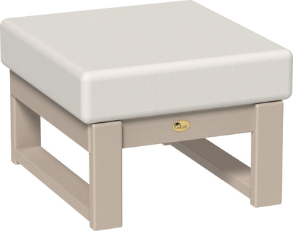 Lanai Deep Seating Ottoman Weatherwood / Canvas