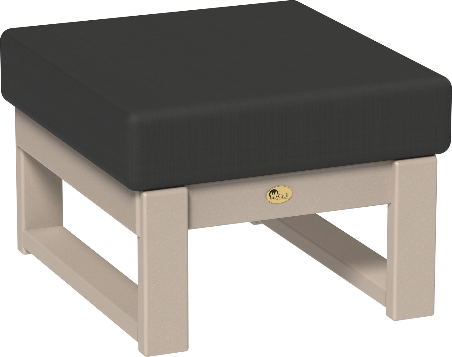 Lanai Deep Seating Ottoman Weatherwood / Spectrum Carbon
