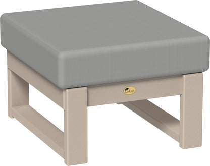 Lanai Deep Seating Ottoman Weatherwood / Spectrum Dove
