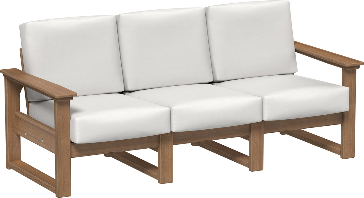 Lanai Deep Seating Sofa Antique Mahogany / Canvas