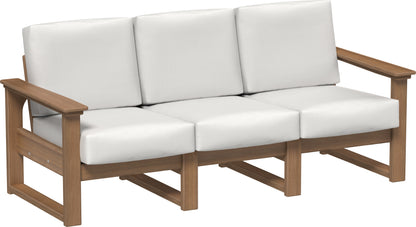 Lanai Deep Seating Sofa Antique Mahogany / Canvas