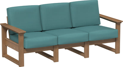 Lanai Deep Seating Sofa Antique Mahogany / Cast Breeze