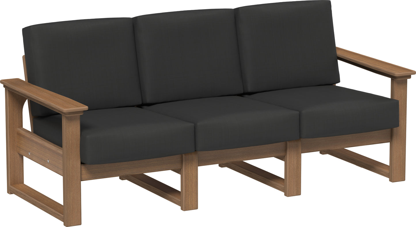 Lanai Deep Seating Sofa Antique Mahogany / Spectrum Carbon