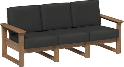 Lanai Deep Seating Sofa Antique Mahogany / Spectrum Carbon