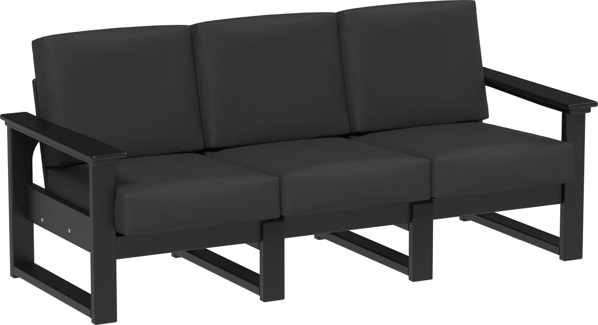 Lanai Deep Seating Sofa Black / Spectrum Carbon