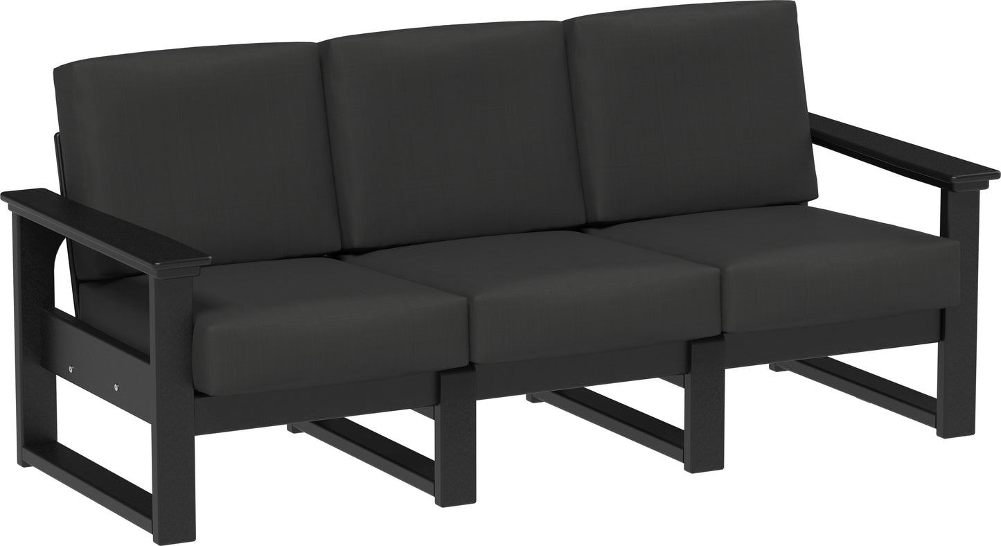 Lanai Deep Seating Sofa Black / Spectrum Carbon