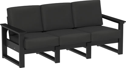 Lanai Deep Seating Sofa Black / Spectrum Carbon