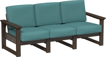 Lanai Deep Seating Sofa Brazilian Walnut / Cast Breeze