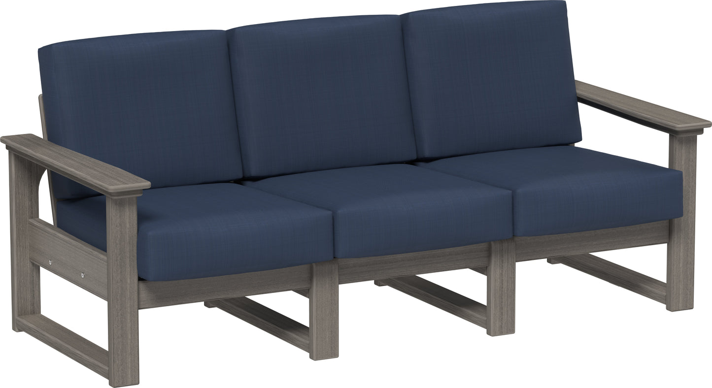 Lanai Deep Seating Sofa Coastal Gray / Spectrum Indigo