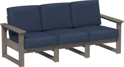 Lanai Deep Seating Sofa Coastal Gray / Spectrum Indigo