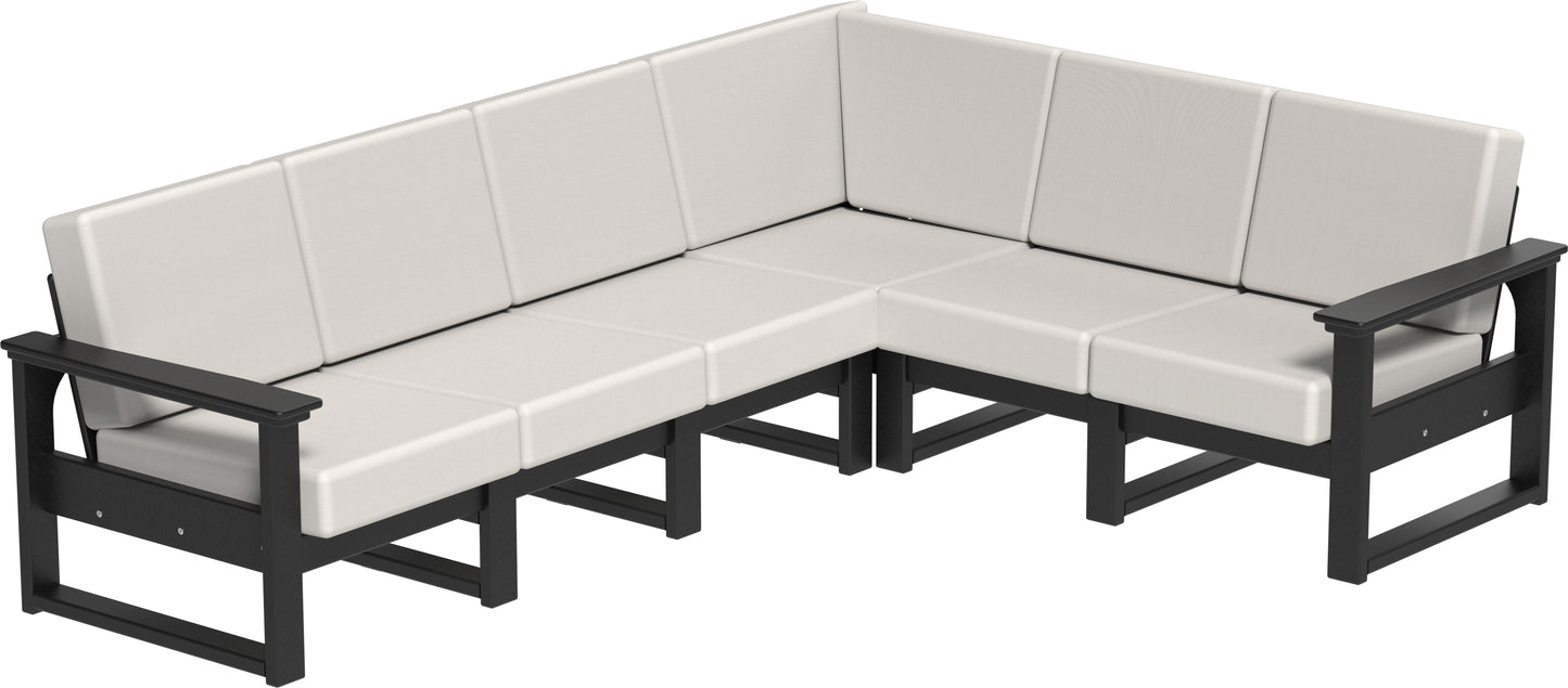 Lanai Deep Seating - Sofa/Loveseat/Corner Unit Black / Canvas