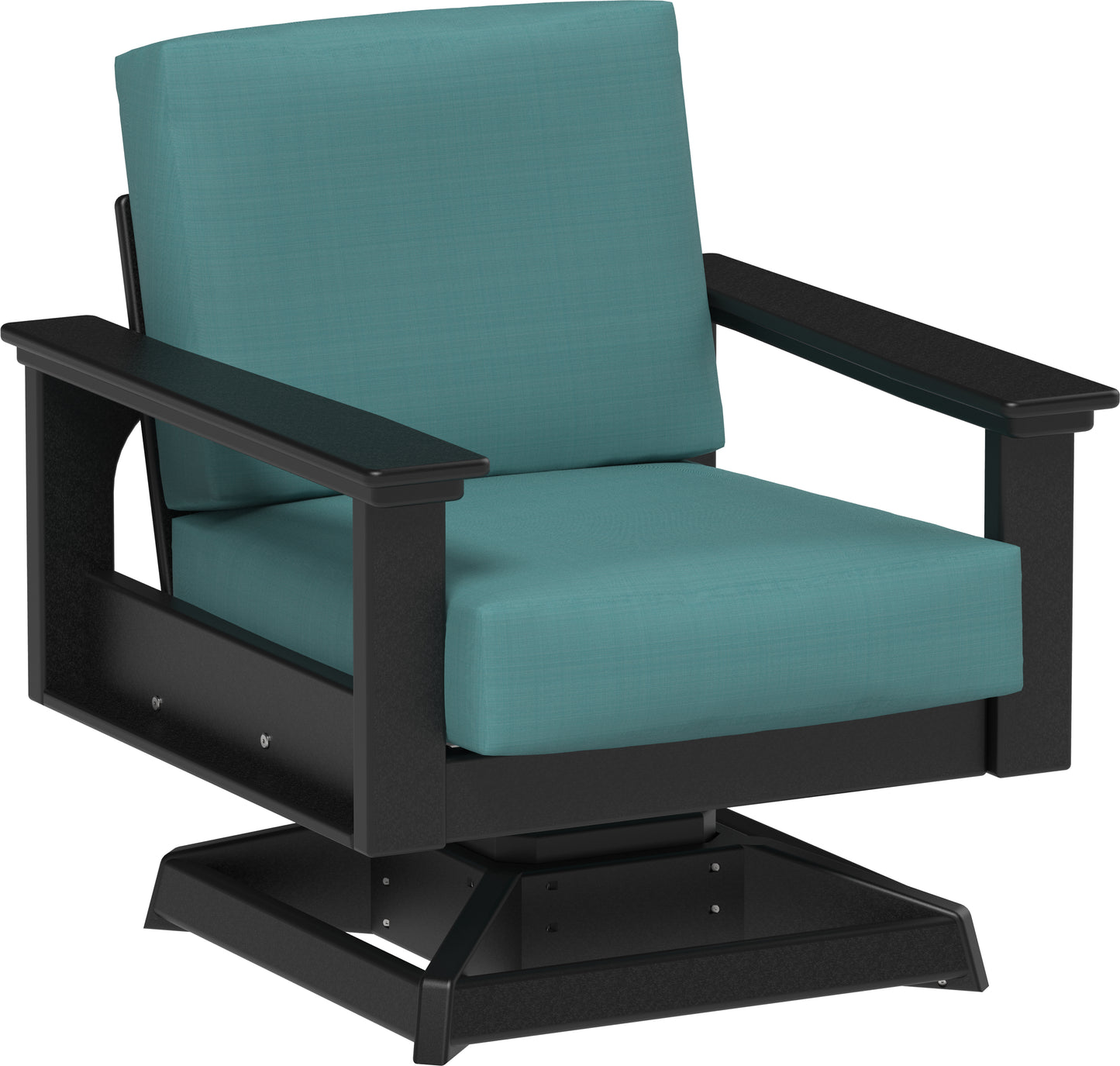 Lanai Deep Seating Swivel Rocker Black / Cast Breeze