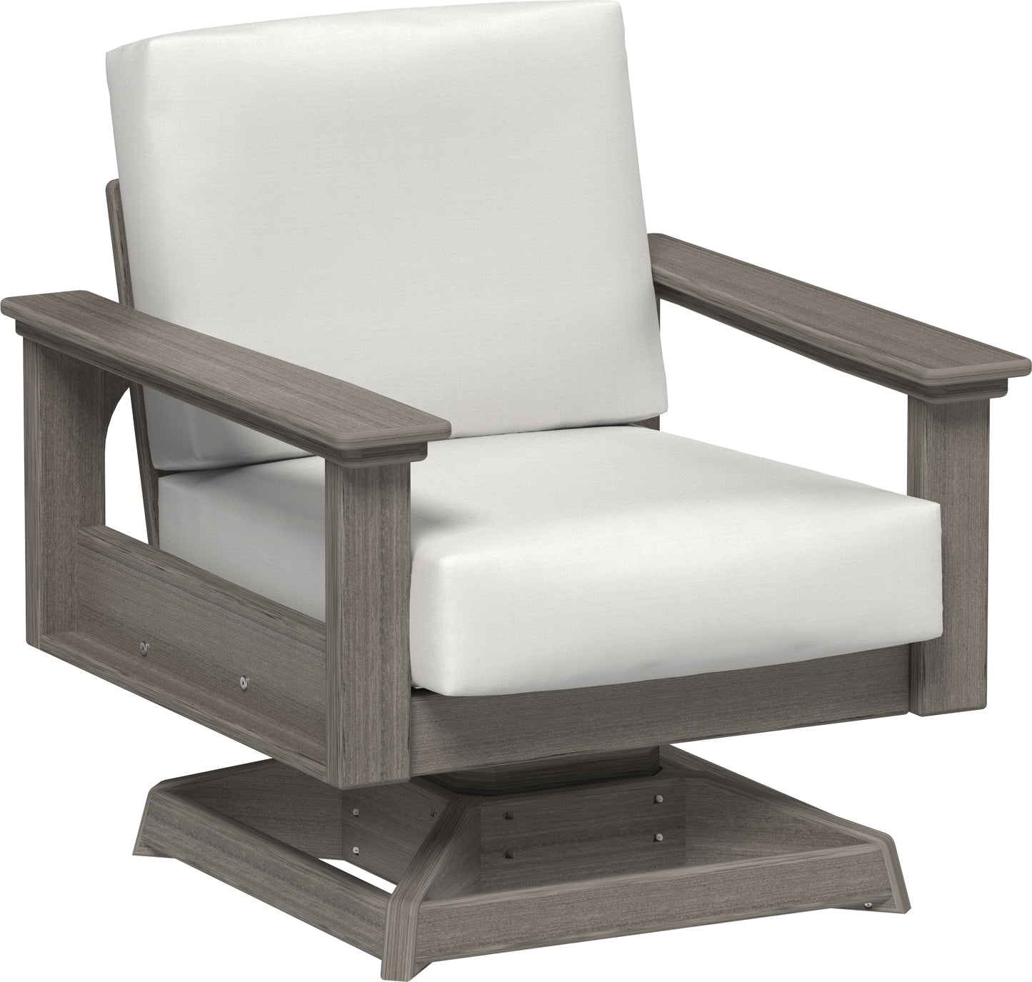 Lanai Deep Seating Swivel Rocker Coastal Gray / Canvas