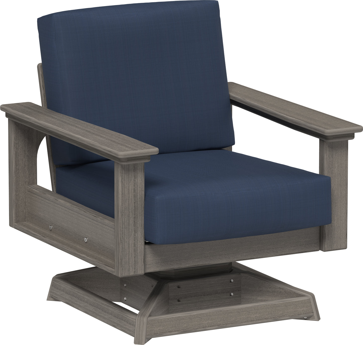 Lanai Deep Seating Swivel Rocker Coastal Gray / Spectrum Indigo