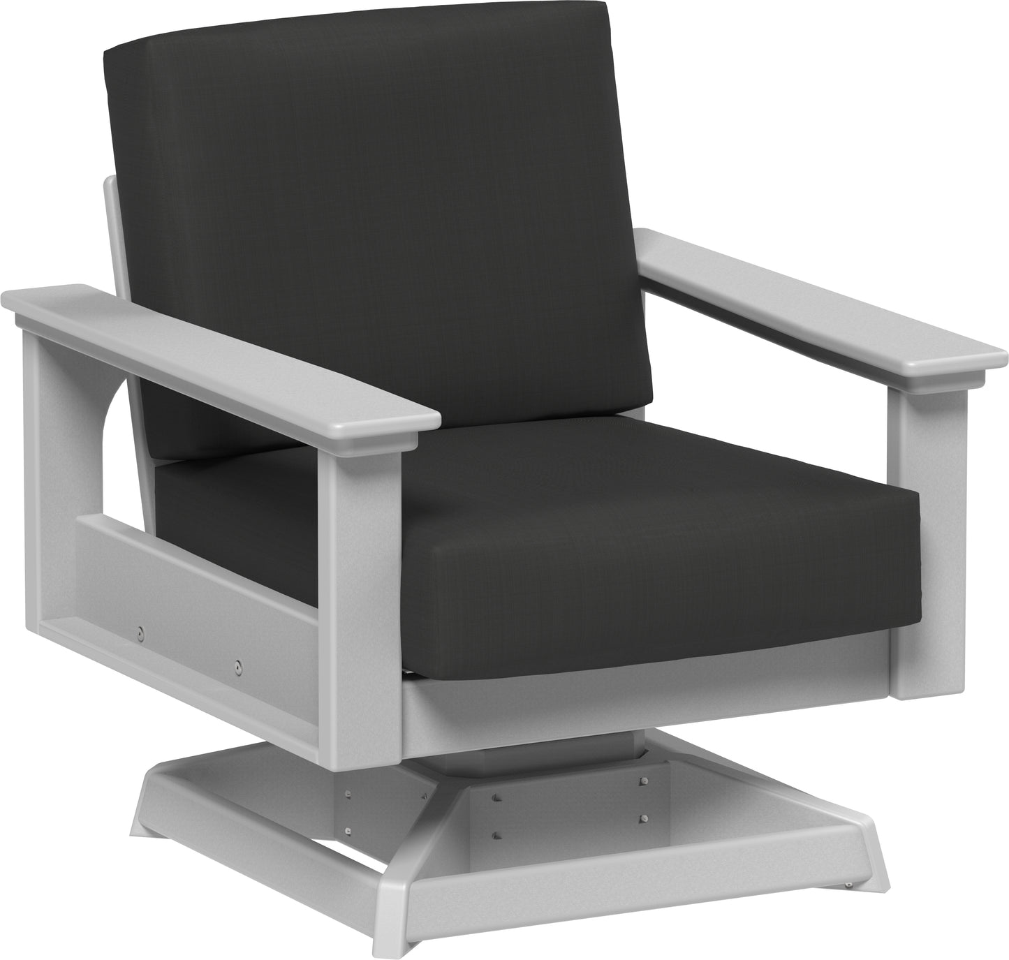 Lanai Deep Seating Swivel Rocker Dove Gray / Spectrum Carbon