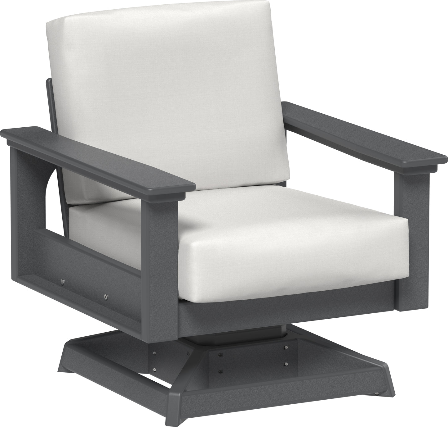 Lanai Deep Seating Swivel Rocker Slate / Canvas