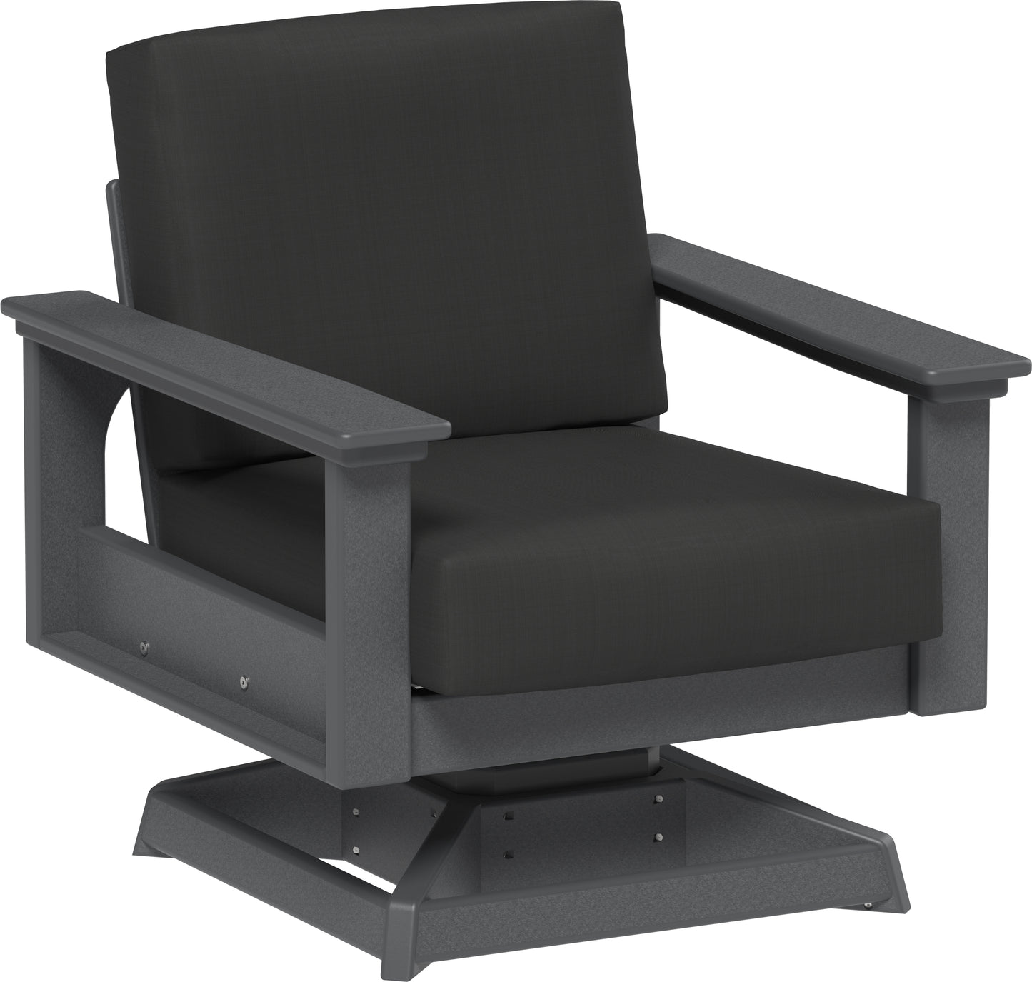 Lanai Deep Seating Swivel Rocker Slate / Spectrum Carbon